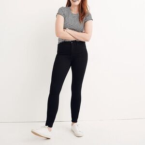 Madewell Roadtripper High Rise Stretchy Black Jeans Size 28
